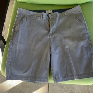 JACHS Girlfriend Gray Flat Front Shorts